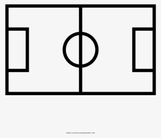 Football Field Coloring Pages With Page Ultra - Soccer Pitch Icon