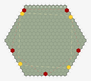 Hex Grid For 4 And 5 Players - Circle