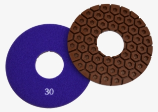 Hexagon Concrete Polishing Pad, 30 Grit - Circle