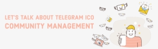 Let's Talk About Telegram Ico Community Management - Graphic Design