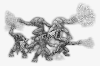 Trolls Of Vartheim, Leiptroll Unit [resin] - Illustration