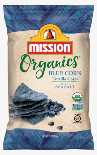 Organic Blue Corn Tortilla Chips - Mission Organic Tortilla Chips