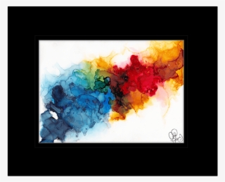 Home>fine Art Prints>april Lavely>“trippy Rainbow” - Picture Frame