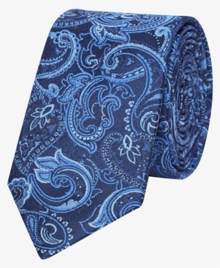 Blue Paisley 6cm Tie - Paisley