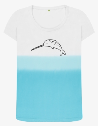Blue Fade Narwhal Limited Edition Top - T-shirt