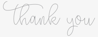 Thankyou - Calligraphy