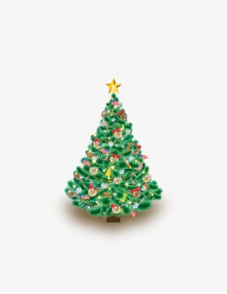 Merry Christmas Green Png - Christmas Tree Public Domain