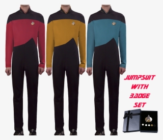 Star Trek Cosplay Costume The Next Generation Jumpsuit - Wetsuit