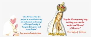 Those Who Desire To Continue This Rosary Chain Prayer - Fatima