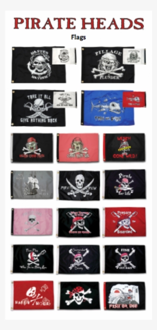 Taylor Made Pirate Head Novelty Flag - Graphic Design