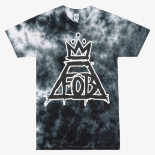 Fallout Boy Crown Logo T-shirt Tie Dye Mens Fob Rock - Active Shirt