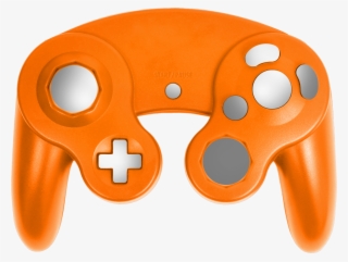 Orange Gamecube Shell - Game Controller