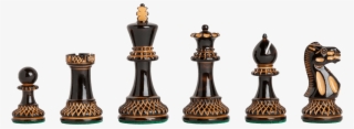 Burnt Boxwood And Natural Boxwood - Original 1849 Staunton Chess Set