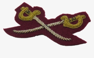 army physical training inst crossed swords arm badge - stitch