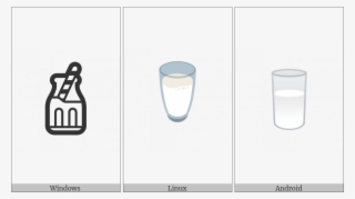 Glass Of Milk On Various Operating Systems - Illustration