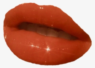 Lips Sticker - Aesthetic Glossy Lips Png