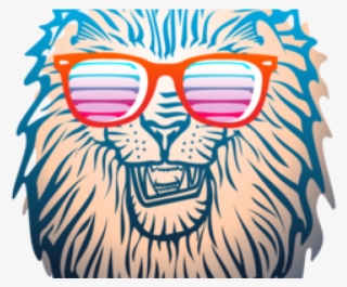 Leo Clipart Lion Roar - Lion With Sunglasses Svg