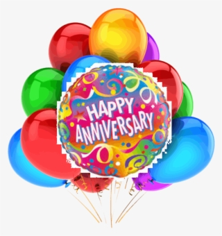 Balloon Bouquet Png - Happy Anniversary Balloon Png
