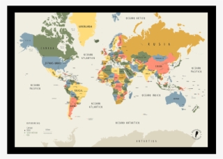 0% Off - World Map Outline Png Orange