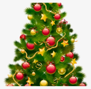 Christmas Tree Clipart Transparent Background - Transparent Christmas Cliparts Png