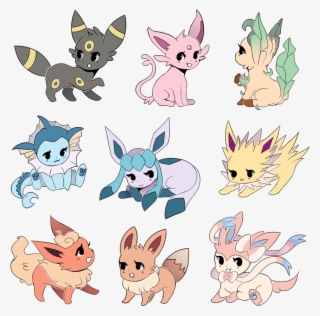 I Made Eeveelution Stickers As Well As Other Products Eevee