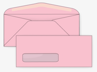 #10 Pink Digital Window Envelopes - Envelope