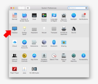 How To Get To Display Options In Mac Os X - Mac Symbols On Menu Bar
