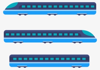 Train Rapid Transit Rail Transport - Metro Train Side Clipart