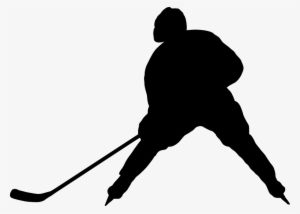 Png File Size - Hockey Player Silhouette Png