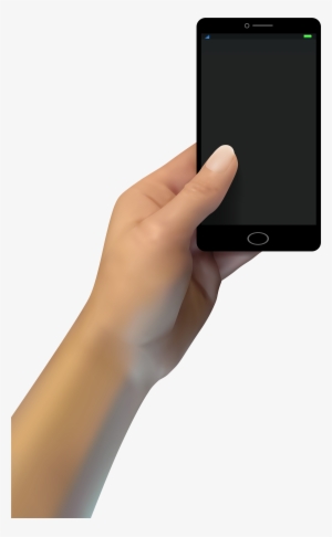 Hand With Smartphone Png Clip Art