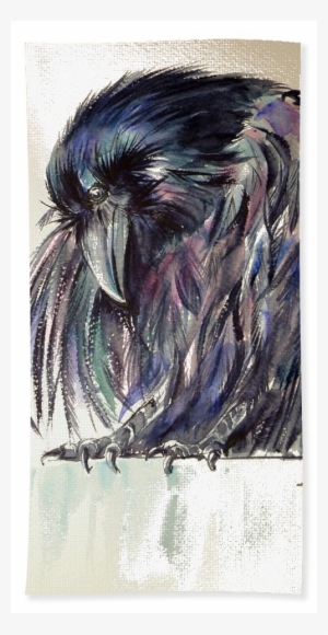 Find This Pin And More On Ravens And Crows Water Color - Crow