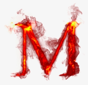 Discover - M Alphabet In Fire