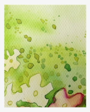 Nice Green Watercolor Background For A Website Poster - Tree