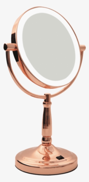 Makeup Mirror Png - Homedics Led Illuminated Vanity Mirror - Rose Gold