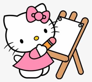Hello Clip Art Cartoon Drawing - Clipart Hello Kitty Png