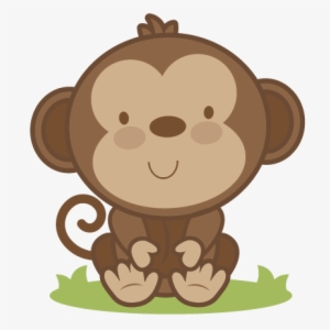 Baby Animals Png Free Download - Baby Monkey Clipart