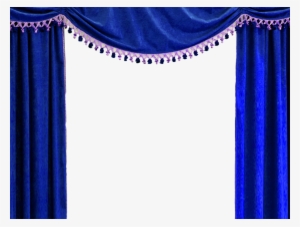 Blue Stage Curtain Png Clipart Theater Drapes And Stage - Blue Stage Curtains Png