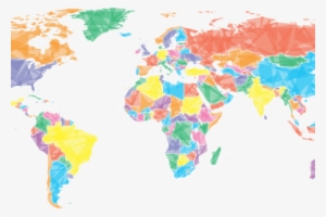Maps Vector Watercolor - Natural Resource World Map