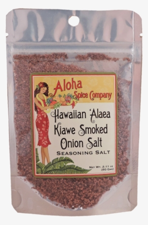 `alaea Kiawe Onion Smoked Salt (flake) - Aloha Spice Company Guava Lime Smoked Hawaiian Sea