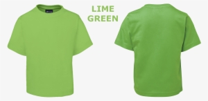 Custom Printed Kids T Shirts Lime Green - Green T Shirt Png