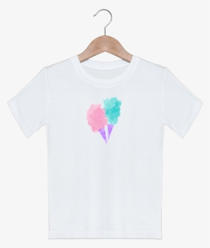 T-shirt Garçon Motif Watercolor Cotton Candy Pinkglitter - Heart