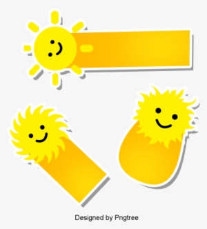 Beautiful, Cool, Cartoon, Lovely, Hand-painted, Sun, - Smiley