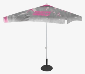 Square Promotional Umbrella - Orbus Promotional Square Outdoor Umbrella