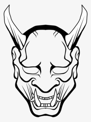 Devil Horns Drawing At Getdrawings - Oni Mask Png