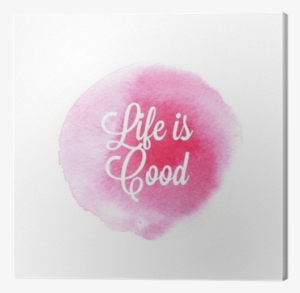 Abstract Pink Hand Drawing Watercolor Wash On White - Design Motivation White Background Quotes