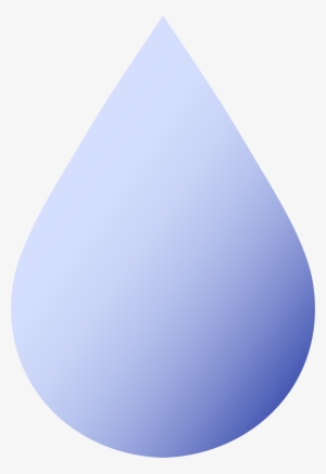 Open - Light Blue Water Droplet