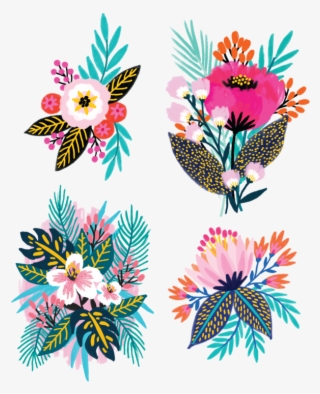 Brilliant Blooms Set - Illustration