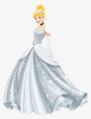 Cinderella Recolor Wallpaper In The Disney Princess - Princess Cinderella  White Dress Transparent PNG - 471x600 - Free Download on NicePNG