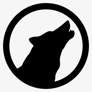Free Icons Png - Wolf Head In Circle