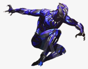 Black Panther Suit Png - Black Panther Marvel Blue